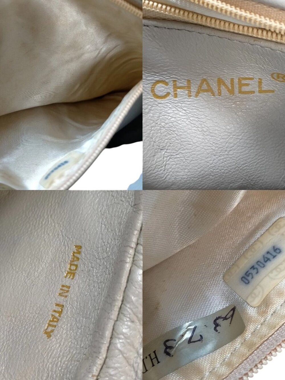 544746CR T6 Chanel Crossbody Bag White Lambskin - Picture 12 of 13